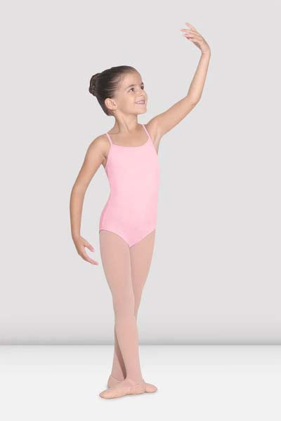 BLOCH CL5607 Girls Parem Camisole Leotard Candy Pink
